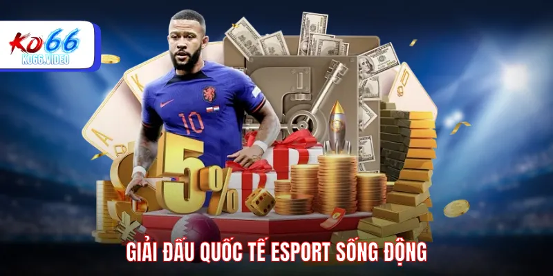 Giải đấu quốc tế Esport sống động